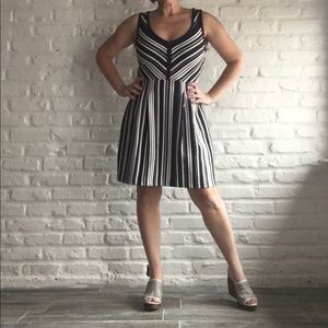 INC striped dress